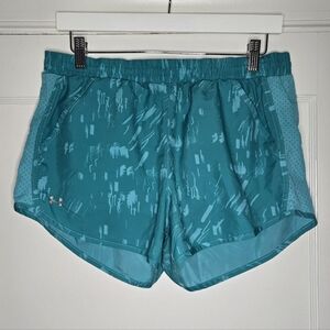 Under Armour Blue Athletic Running Shorts - Women's Medium